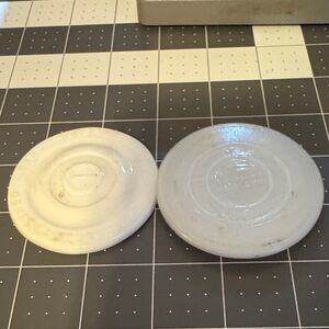 Elegant White Ceramic Coasters